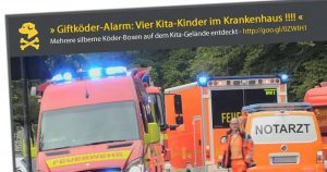 Bestätigter Giftköder-Alarm in Dortmund! Vier Kita-Kinder im Krankenhaus.