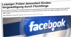 Facebook: Polizei dementiert Kindes-Vergewaltigung durch Flüchtlinge