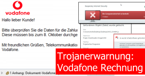 Trojanerwarnung! Gefälschte Vodafone Rechnungen im Umlauf