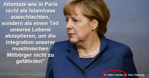 Merkel: „Attentate als Teil unseres Lebens akzeptieren“ – Zitat- und Bildfälschung