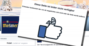 Facebook-Seite von Meßmer-Tee wurde gekapert