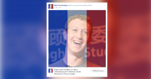Facebook: Frankreich-Profilbild einrichten. So funktioniert es…
