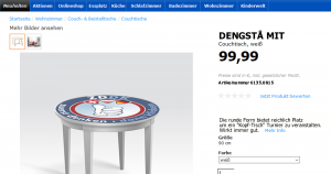 Gibt es nun der “Hadølf” Tisch im neuen Ikea-Katalog 2016