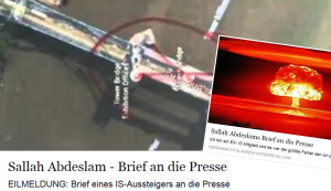 Sallah Abdeslam – Ein Dokument über Anschlagsziele in Deutschland ? – Eine Analyse