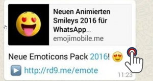WhatsApp-Falle: Neue Emoticons Pack 2016