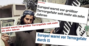 Europol warnt vor Terrorgefahr durch IS