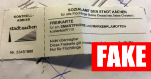 Freikarte für ein Smartpone für Flüchtlinge – da stinkt doch was!