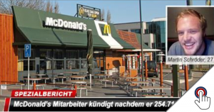 Kündigt ein McDonald’s Mitarbeiter nachdem er 254.712,56 Euro gewonnen hatte?