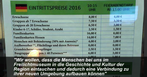 Update! Freilichtmuseum Hessenpark: 0,00 EUR Eintritt für Asylbewerber?