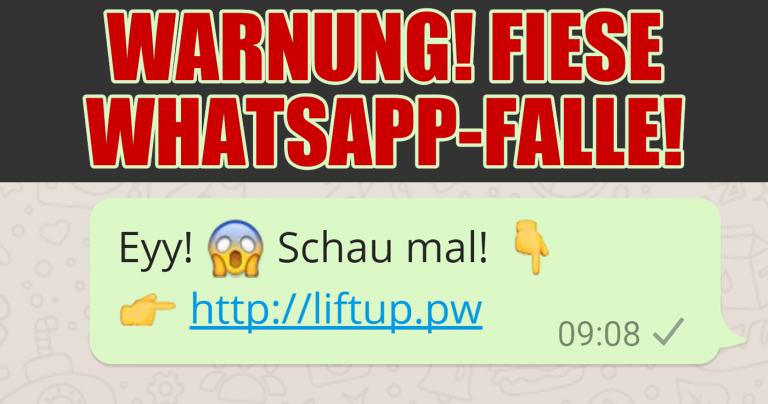WhatsApp-Falle: “Eyy! Schau mal!”