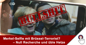 Merkel-Selfie mit Brüssel-Terrorist? – Null Recherche und üble Hetze