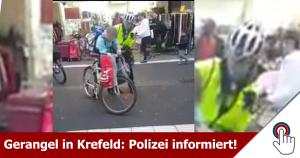 Der Polizeieinsatz um die Radfahrerin