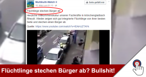Flüchtlinge stechen Bürger ab? Das Video aus Mönchengladbach.