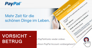 PayPal: Nicht genehmigte Kreditkartenzahlung (Phishing-Warnung)