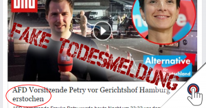 AfD verkündet: Frauke Petry erstochen? [Fake-Todesmeldung]