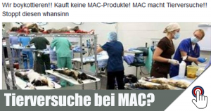 Macht MAC Tierversuche?