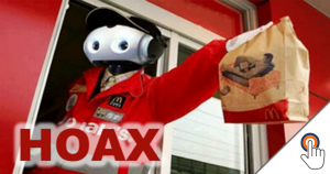 Robotbediening bij McDonalds? – Een HOAX-reparatie