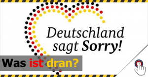 Deutschland sagt sorry