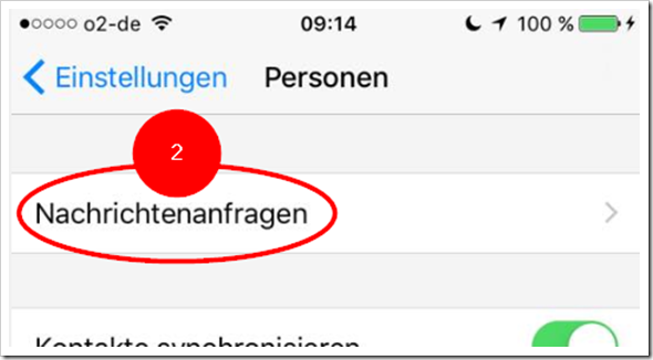 iPhone: Öffnen den Messenger und tippe dann in die in die Einstellungen rechts unten (Zahnrad-Symbol). Dort wähle den Punkt "Personen” sowie auf "Nachrichtenanfragen". Anschließend wähle "Gefilterte Anfragen anzeigen".
