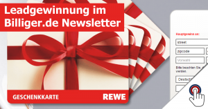 REWE-Gutschein Gewinnspiel im Billiger.de Newsletter