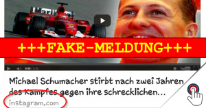 FAKE! “Michael Schumacher stirbt nach zwei Jahren”