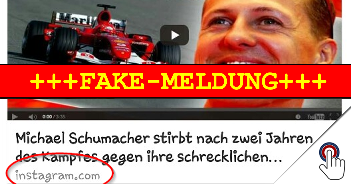 FAKE! “Michael Schumacher stirbt nach zwei Jahren”