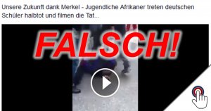 „Jugendliche Afrikaner treten deutschen Schüler halbtot“ – Wieder mal nur Hetze