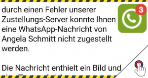 WhatsApp: Fehler beim einem Zustellungs-Server?