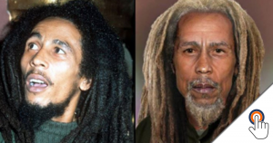 Is deze dakloze Bob Marley?