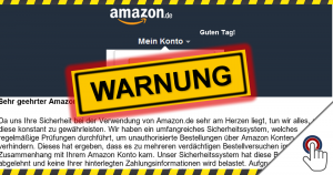 Achtung vor: “Datenbestätigung Ihres Amazon Kontos”