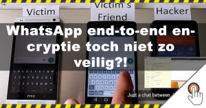WhatsApp end-to-end encryptie toch niet zo veilig?!