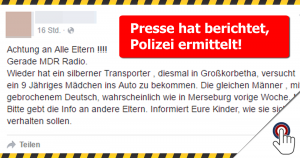 Der silberne Transporter in Großkorbetha und Merseburg: Polizei ermittelt!