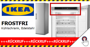 Stromschlaggefahr! Ikea ruft Kühlschrank “FROSTFRI” zurück!