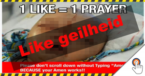 1 Like = 1 Prayer