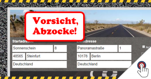 Routenplaner Abzocke mit neuer Adresse!