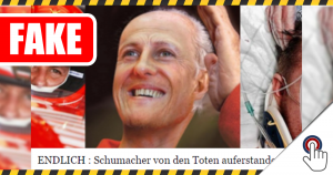 Schumacher risen from the dead? BULLSHIT!”“ 