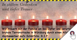 Das Attentat in Würzburg. Opfer verstorben?