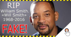 Will Smith is niet dood! Facebookbijdrage lokt je in de val!