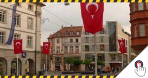 Türkische Flaggen in Würzburg?
