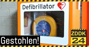 Diebstahl eines Defibrillators