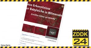 Beisetzung des toten Babys aus Park in Wilmersdorf