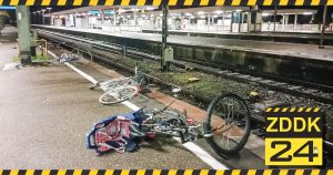 15 Fahrräder beschädigt und sechs weitere auf die Gleise gelegt