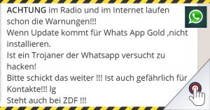 Achtung vor dem Update für WhatsApp Gold!