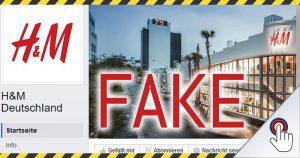 Falsche Facebook-Seite von “H&M Deutschland” aufgetaucht