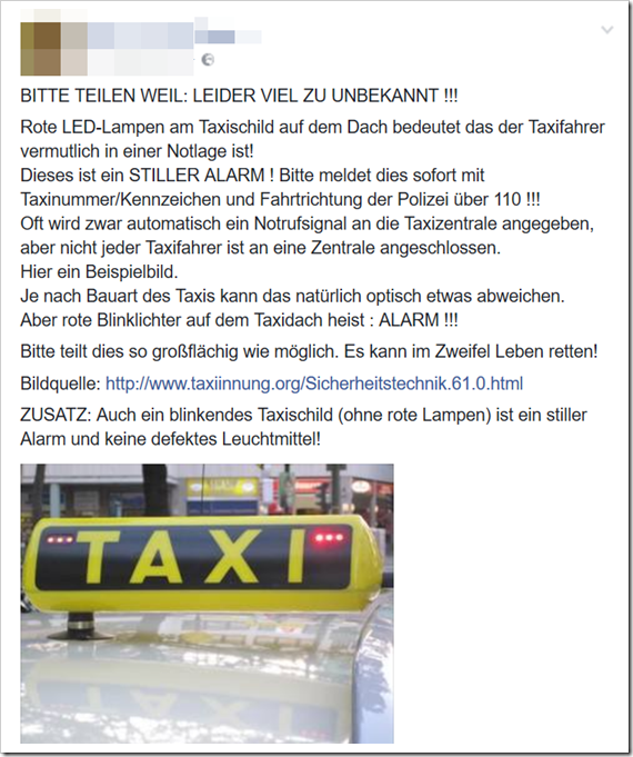 Alarm (Notlage): Das bedeuten die roten Taxi-Lampen