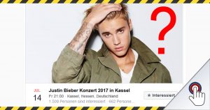 Justin Bieber-Konzert in Deutschland 2017?