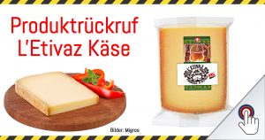 Rückruf für Schweiz und Grenznähe: Glassplitter in Etivaz-Käse