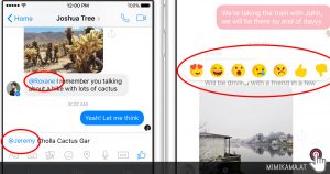 Facebook Messenger: die neuen Features “Reagieren” und “Markieren”!