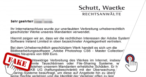 Abmahnung Urheberrechtsverletzung “Kanzlei Schutt-Waetke” dringend löschen!