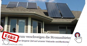 “Warum verschweigen die Stromanbieter den Deutschen, dass man Strom umsonst haben kann?”